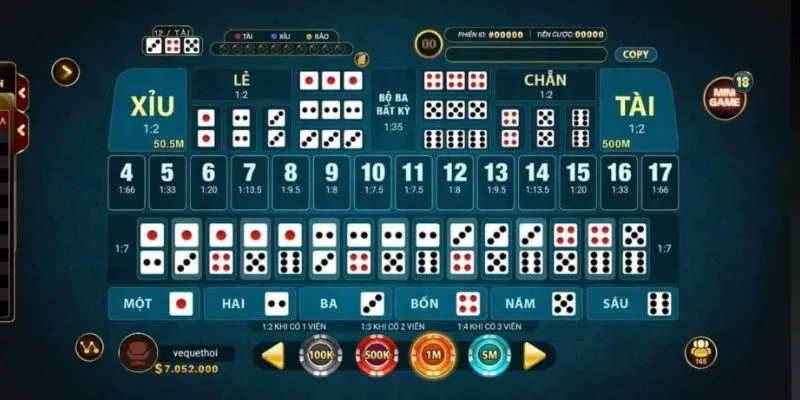 Bí kíp cược game sicbo bất bại